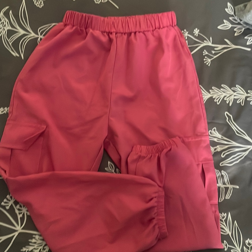 Long jogger style pants Size 5year for girl used like new